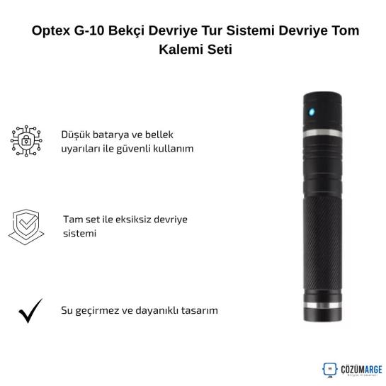 Optex G-10 Bekçi Devriye Tur Sistemi Devriye Tom Kalemi Seti Optex G-10 Bekçi Devriye Tur Sistemi Devriye Tom Kalemi Seti