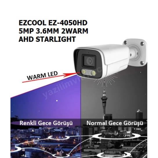 ezcool ez-4050hd 5mp 3.6mm fullcolor ahd bullet kamera ürün fotoğrafı ezcool ez-4050hd 5mp 3.6mm fullcolor ahd bullet kamera resmi, ezcool ez-4050hd 5mp 3.6mm fullcolor ahd bullet kamera fotoğrafı