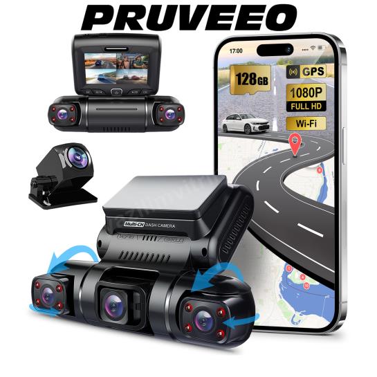 PRUVEEO D90-4CH FHD WI-FI GPS + 128GB SD KART KAME Res3