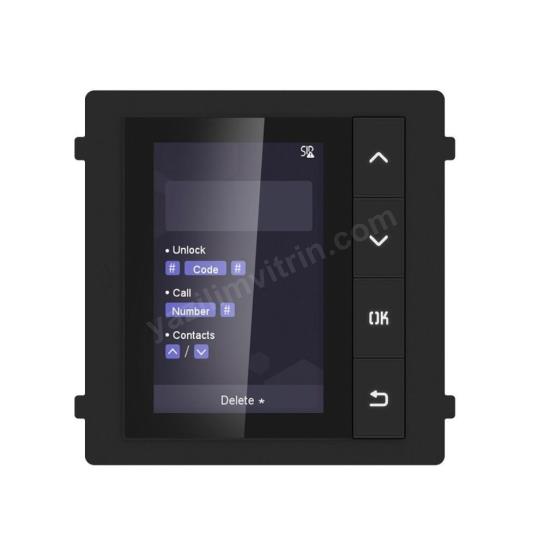 hikvision ds-kd-dıs interkom ekran modülü ürün fotoğrafı hikvision ds-kd-dıs interkom ekran modülü resmi, hikvision ds-kd-dıs interkom ekran modülü fotoğrafı