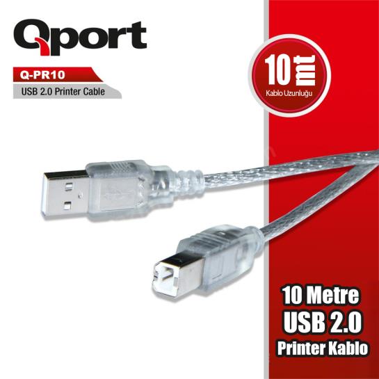 qport q-pr10 usb 2.0 10 metre prınter kablosu ürün fotoğrafı qport q-pr10 usb 2.0 10 metre prınter kablosu resmi, qport q-pr10 usb 2.0 10 metre prınter kablosu fotoğrafı