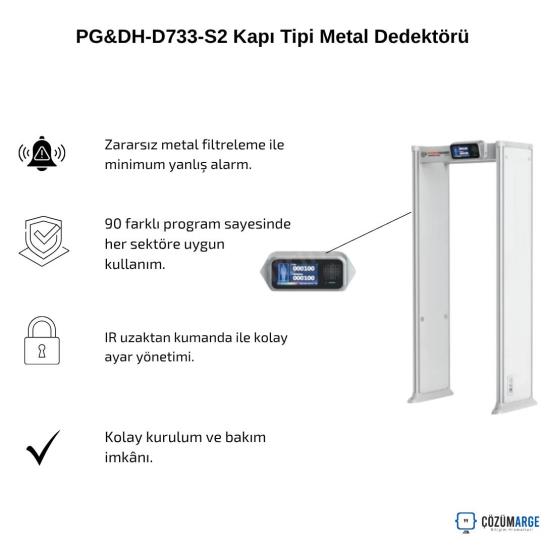 PG&DH-D733-S2 Kapı Tipi Metal Dedektörü PG&DH-D733-S2 Kapı Tipi Metal Dedektörü