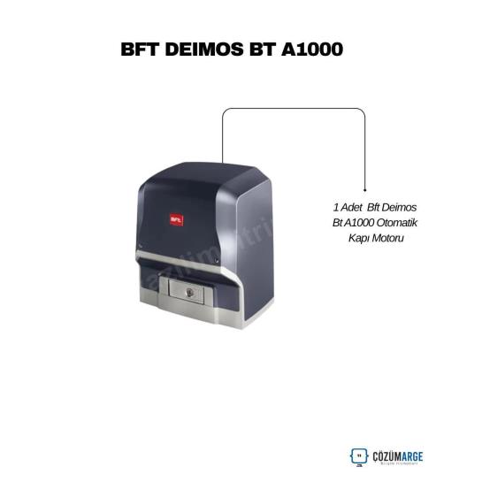 BFT Ares BT A1000 otomatik kayar kapı motoru; 1000 kg taşıma kapasitesi, 24V yapı ve sessiz çalışma ile site, apartman ve endüstriyel girişlerde güvenli çözüm. , BftAresBTA1000 , BftKayarKapıSiteGirişi , BftKayarKapıApartmanGirişi , BftKayarKapıEndüstriyelTesis , 1000KgKapıMotoru , 1TonKapıMotoru , OtomatikKapıMotoruFabrikaGirişi