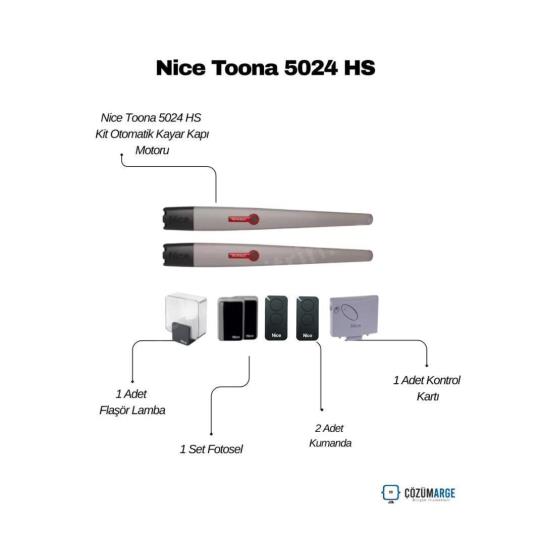 Nice Toona 5024 HS Kit, 24V Hi-Speed otomatik kanatlı kapı motoru. 5 m kanatlara uygun, hızlı, sessiz ve güvenli İtalyan otomasyon çözümü. , NiceToona5024HsVillaGirişi , HızlıKanatlıKapıMotoruSiteGirişi , NiceHiSpeedBahçeKapısı , ToonaHsOtomatikKapı , KanatlıKapıMotoruApartmanGirişi , NiceKontrolKartıOtoparkGirişi , FotoselSetiSiteGirişi