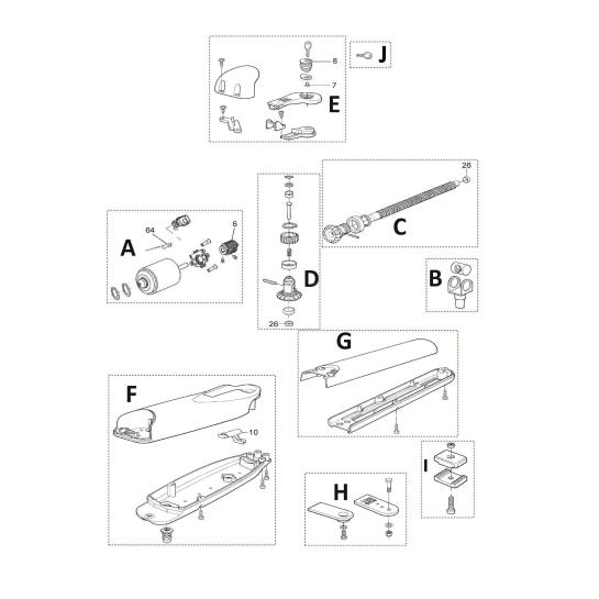 Nice WINGO 3524HS hızlı kit dairesel kapı motoru patlamış resim; 24V, 3,5 m kanat ve 500 kg kapasiteli, hızlı ve güvenli otomasyon parçaları. , NiceWingo3524Hs , DaireselKapıMotoruBahçeGirişi , NiceHızlıKitSitedenGirişi , WingoHsVillaGirişi , KanatlıKapıMotoruApartmanGirişi , NiceOtomatikKapıMotoruOtoparkGirişi