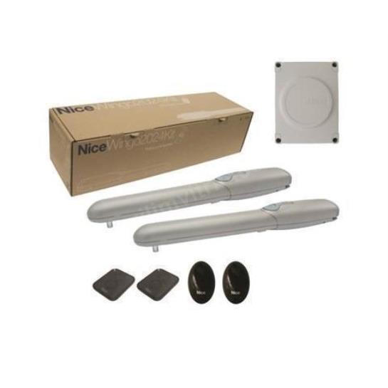 Nice Wingo 4000 KİT kanatlı kapı motoru seti; 2 m kanat ve 400 kg kapasiteye uygun, 230V AC, dayanıklı alüminyum gövdeli, güvenilir otomatik kapı çözümü. , NiceWingo4000 , Wingo4000Kit , KanatlıKapıMotoru , DaireselKapıMotoru , NiceOtomasyon