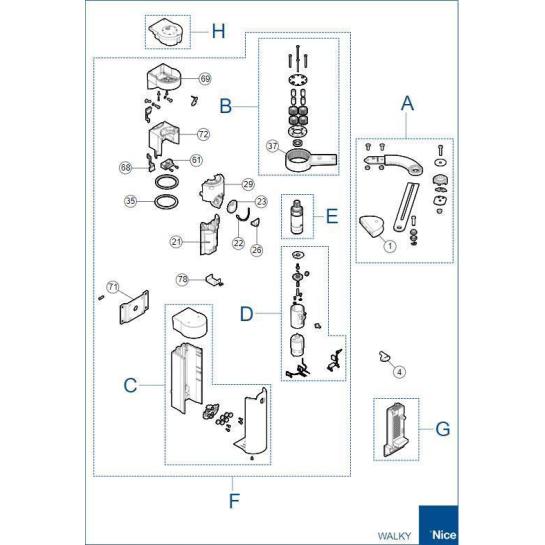 Nice Walky 1024 tek motorlu kit, küçük bahçe kapıları için kompakt, hızlı ve sessiz otomasyon sunar. Mafsallı kol, BlueBUS ve engel tanıma ile güvenlidir. , NiceWalkyBahçeKapısı , TekMotorluKapıOtomasyonu , MafsallıKapıMotoru , KüçükBahçeKapısı , NiceKapıMotoru , BlueBUSTeknoloji , EngelTanımalıKapıMotoru