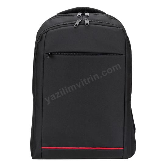 PLM BERGAMIN NOTEBOOK SIRT ÇANTASI SİYAH 15.6" Res5