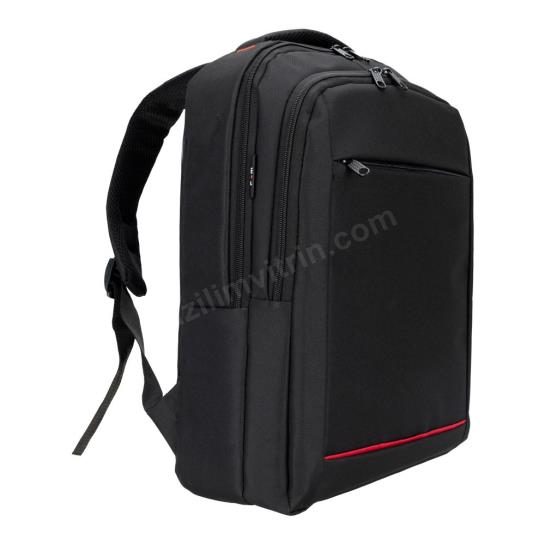 PLM BERGAMIN NOTEBOOK SIRT ÇANTASI SİYAH 15.6" Res6