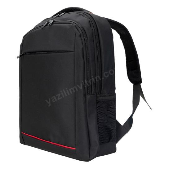 PLM BERGAMIN NOTEBOOK SIRT ÇANTASI SİYAH 15.6" Res7