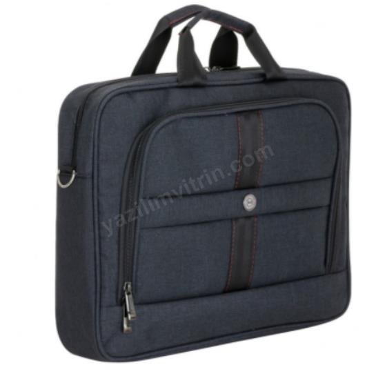 PLM SANTORİ NOTEBOOK ÇANTASI SİYAH 15.6" Res2