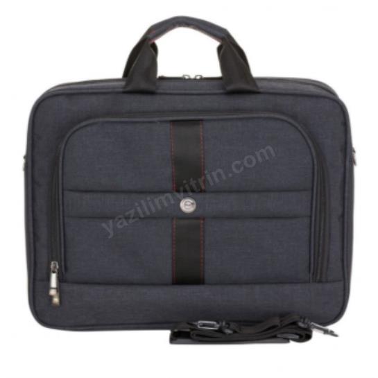 PLM SANTORİ NOTEBOOK ÇANTASI SİYAH 15.6" Res7