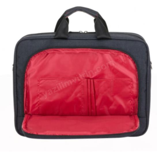 PLM SANTORİ NOTEBOOK ÇANTASI SİYAH 15.6" Res8