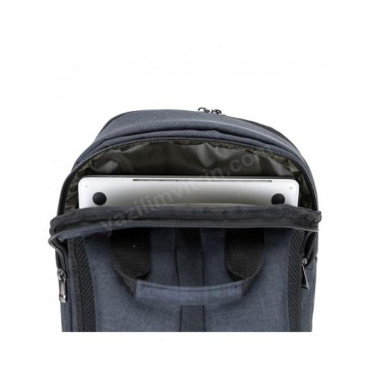 PLM SEİTEK NOTEBOOK SIRT ÇANTASI KOYU GRİ 15.6" Res11