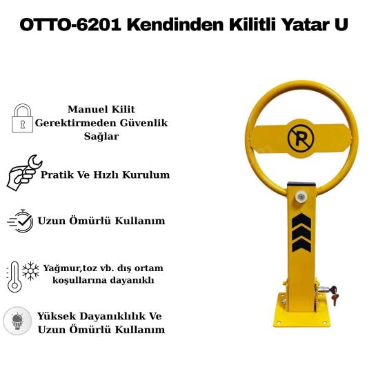 OTTO-6210 Kilitli Yatar Simit Direk Özellikleri OTTO-6210 Kilitli Yatar Simit Direk