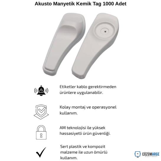 Akusto Manyetik Kemik Tag 1000 Adet Akusto Manyetik Kemik Tag 1000 Adet