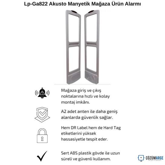 Lp-Ga822 Akusto Manyetik Mağaza Ürün Alarmı Lp-Ga822 Akusto Manyetik Mağaza Ürün Alarmı