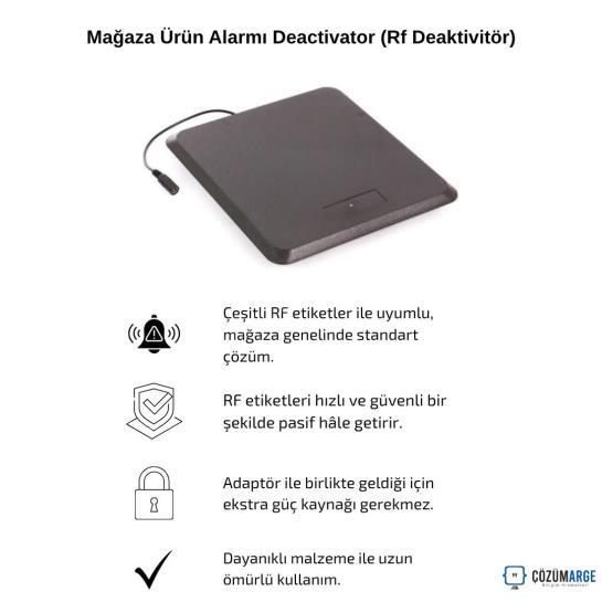 Mağaza Ürün Alarmı Deactivator (Rf Deaktivitör) Mağaza Ürün Alarmı Deactivator (Rf Deaktivitör)