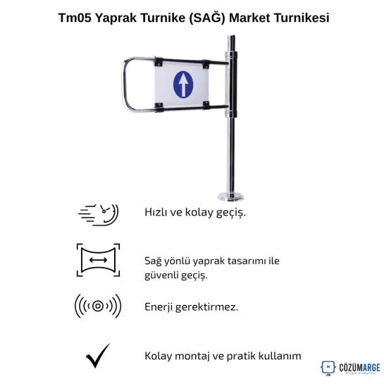 Tm05 Yaprak Turnike (SAĞ) Market Turnikesi Tm05 Yaprak Turnike (SAĞ) Market Turnikesi
