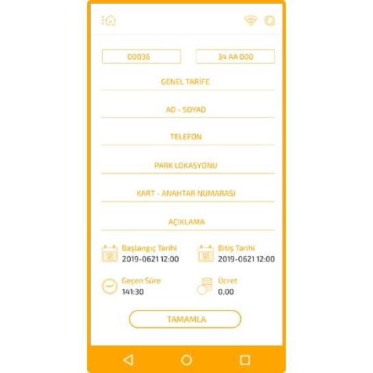 WOttoPark Android Otopark Ve Vale Sistemi Elterminali ve Yazılımı Kullanımı-10 WOttoPark Android Otopark Ve Vale Sistemi Elterminali ve Yazılımı 