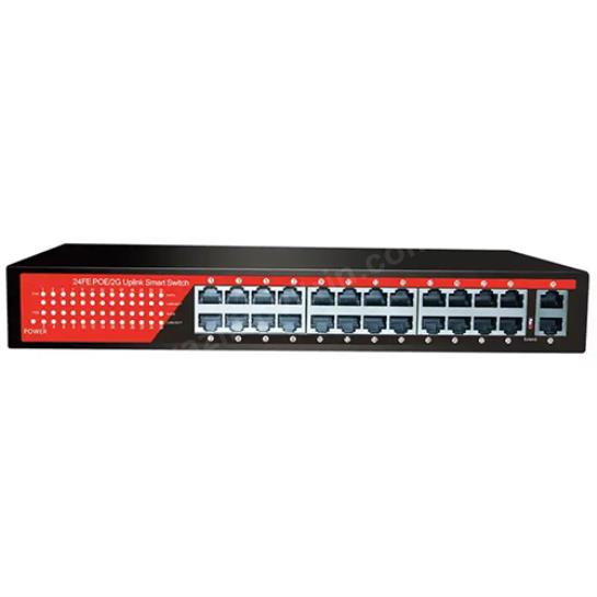 ezcool ez-24psf 24 port 24xfe+2xge gigabit poe switch 320w ürün fotoğrafı ezcool ez-24psf 24 port 24xfe+2xge gigabit poe switch 320w resmi, ezcool ez-24psf 24 port 24xfe+2xge gigabit poe switch 320w fotoğrafı