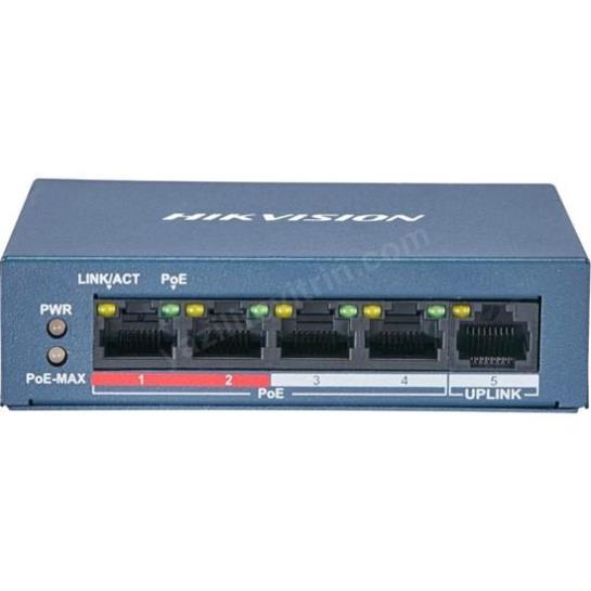 hikvision ds-3e0105p-e/m(b) 4 port poe switch ürün fotoğrafı hikvision ds-3e0105p-e/m(b) 4 port poe switch resmi, hikvision ds-3e0105p-e/m(b) 4 port poe switch fotoğrafı