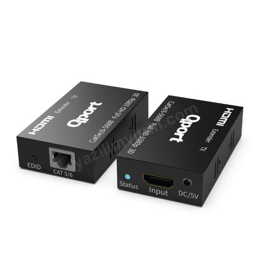 QPORT Q-HEX3 HDMI EXTENDER CAT6 60M 2 LI PAKET Res2