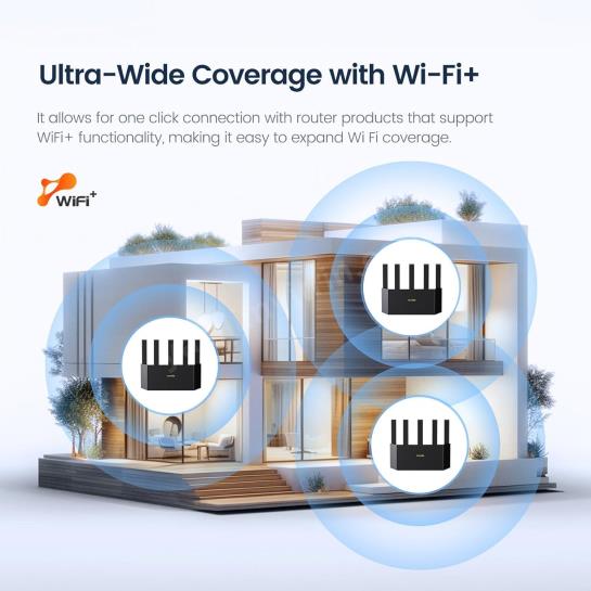 TENDA RX12L PRO 4 PORT DUALBAND WİFİ6 ROUTER Res4