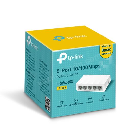 TP-LINK LS1005 5PORT 10/100 YÖNETİLEMEZ SWITCH Res6