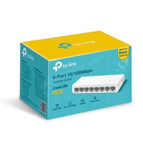 TP-LINK LS1008 8PORT 10/100 YÖNETİLEMEZ SWITCH Res5