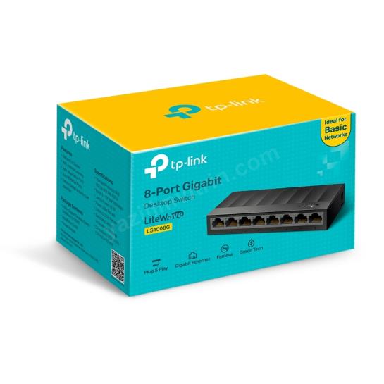 TP-LINK LS1008G 8PORT 10/100/1000 YÖNETİLEMEZ SWITCH Res4