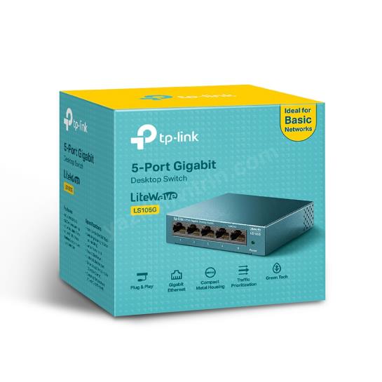TP-LINK LS105G 5PORT 10/100/1000 YÖNETİLEMEZ SWITCH Res6