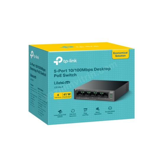 TP-LINK LS105LP 5 PORT 10/100 POE SWITCH Res4