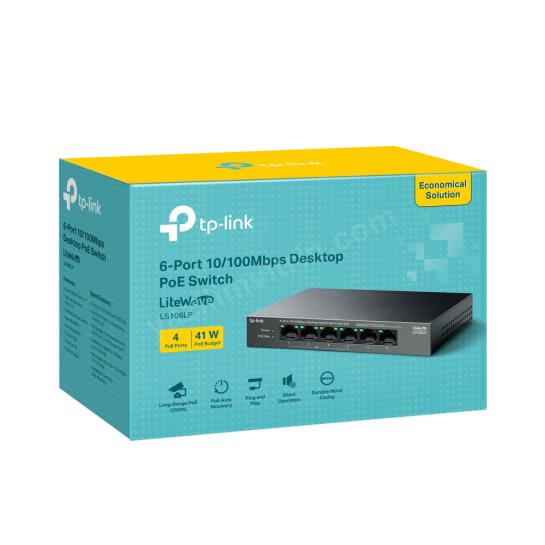 TP-LINK LS106LP 6 PORT 10/100 YÖNETİLEMEZ POE SWITCH Res4