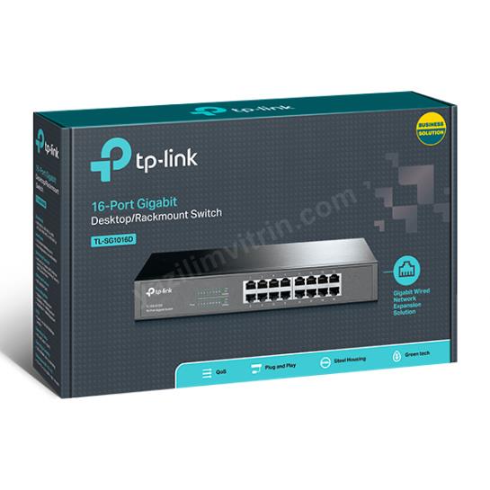 TP-LINK TL-SG1016D 16PORT 10/100/1000 YÖNETİLEMEZ SWITCH Res2