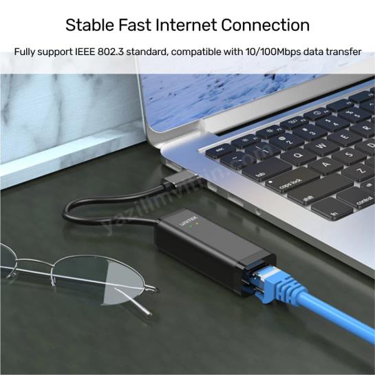 UNITEK USB-A TO MEGABIT ETH. DÖNÜŞTÜRÜCÜ (Y-1468) Res4