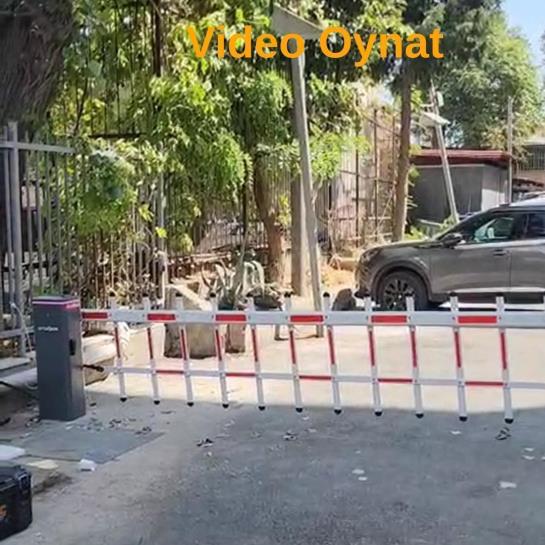 OttoPark Br24-Pro-Çitli 4,5 m otomatik otopark bariyeri; araç ve yaya geçişini kontrol eder, çitli kol yapısıyla güvenliği artırır.