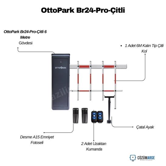 OttoPark Br24-Pro-Çitli, yüksek güvenlik gerektiren alanlar için tasarlanmış 6 metre kol uzunluğuna sahip üst segment bir bariyer çözümüdür. Alt kısmında bulunan çit mekanizması sayesinde sadece araçların değil, yayaların ve evcil hayvanların kontrolsüz geçişini de engeller. Güçlü motor yapısı ve profesyonel kontrol kartı ile yoğun trafiğe sahip endüstriyel tesisler ve siteler için idealdir. Dayanıklı gövdesi ve estetik tasarımıyla hem caydırıcılık hem de uzun ömürlü performans sunar. , OttoPark, , Br24ProÇitli, , ÇitliBariyer, , 6MetreBariyer, , OtoparkBariyeri