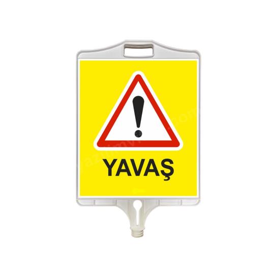 otto-9309 yavaş uyarı tabelası (tek taraflı) ürün fotoğrafı otto-9309 yavaş uyarı tabelası (tek taraflı) resmi, otto-9309 yavaş uyarı tabelası (tek taraflı) fotoğrafı