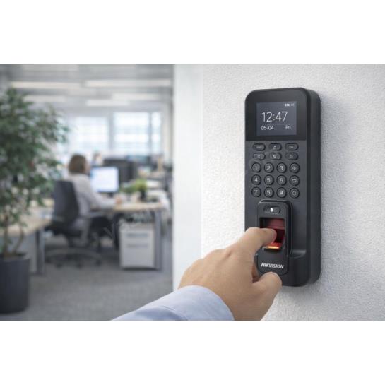 Hikvision Parmak İzi Erişim Kontrol Terminali Görseli Hikvision Parmak İzi Erişim Kontrol Terminali