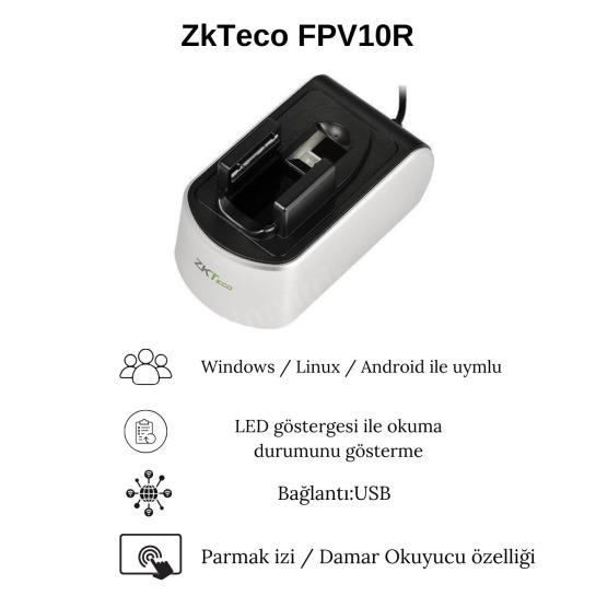 ZkTeco FPV10R Özellikleri ZkTeco FPV10R
