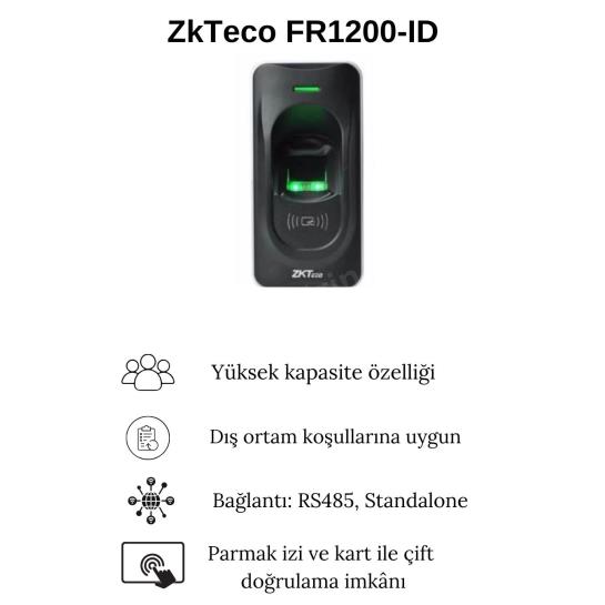 ZkTeco FR1200-ID Özellikleri ZkTeco FR1200-ID