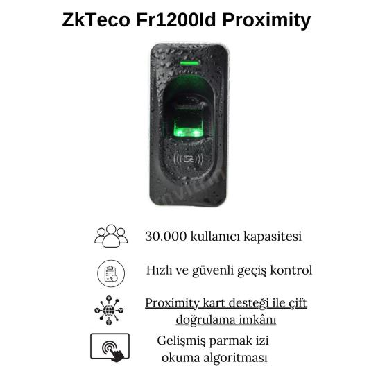 ZkTeco Fr1200Id Proximity Parmak İzi Okuma Cihazı Özellikleri ZkTeco Fr1200Id Proximity Parmak İzi Okuma Cihazı