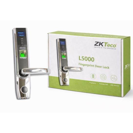 ZkTeco L5000 Parmak İzi Okuyucu Kapı Kilidi Görseli ZkTeco L5000 Parmak İzi Okuyucu Kapı Kilidi