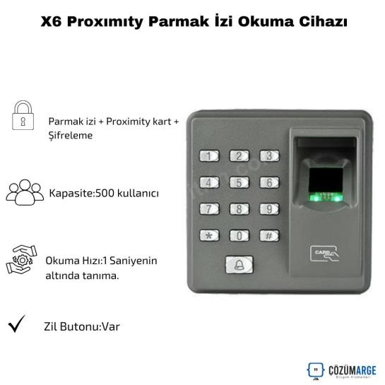X6 Proxımıty Parmak İzi Okuma Cihazı X6 Proxımıty Parmak İzi Okuma Cihazı