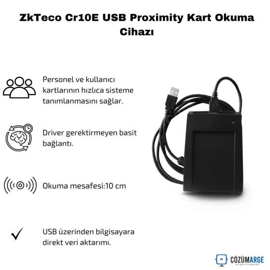 ZkTeco Cr10E USB Proximity Kart Okuma Cihazı ZkTeco Cr10E USB Proximity Kart Okuma Cihazı