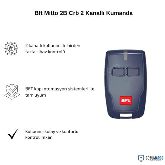 Bft Mitto 2B Crb 2 Kanallı Kumanda Bft Mitto 2B Crb 2 Kanallı Kumanda