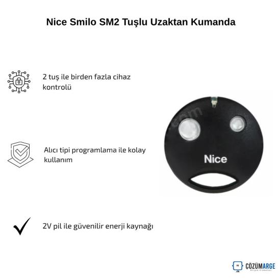 Nice Smilo SM2 Tuşlu Uzaktan Kumanda Nice Smilo SM2 Tuşlu Uzaktan Kumanda