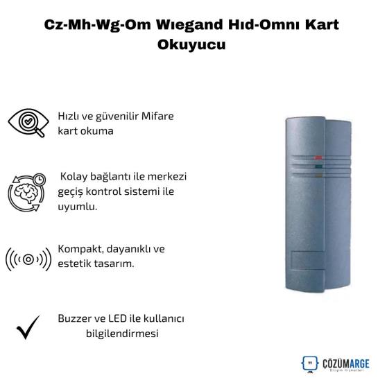 Cz-Mh-Wg-Om Wıegand Hıd-Omnı Kart Okuyucu Cz-Mh-Wg-Om Wıegand Hıd-Omnı Kart Okuyucu