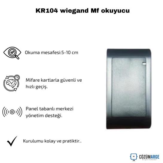 KR104 wiegand Mf okuyucu KR104 wiegand Mf okuyucu